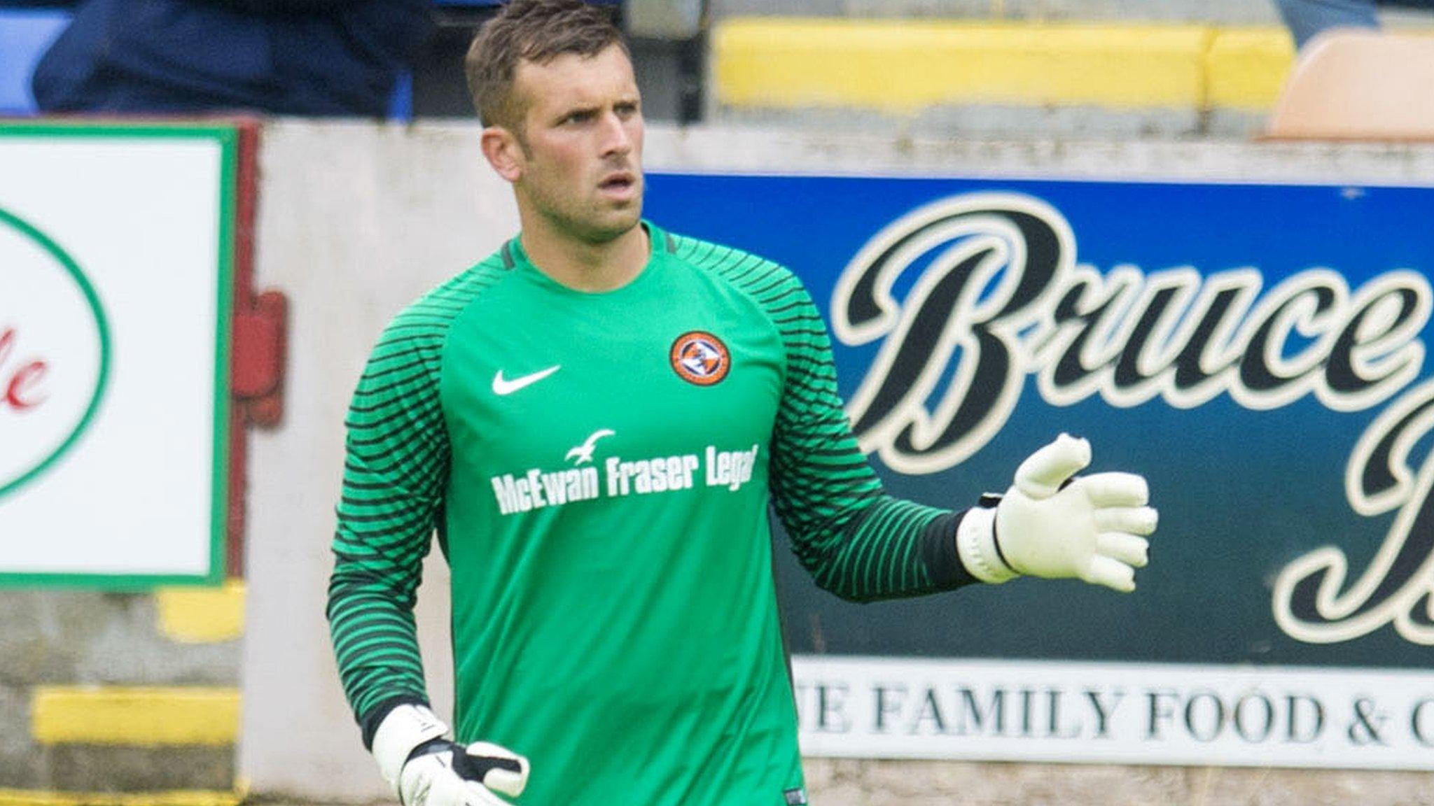 Dundee United goalkeeper Cammy Bell