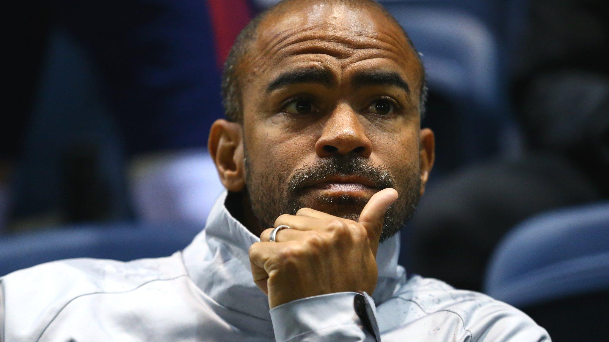 Kieron Dyer coaches Ipswich