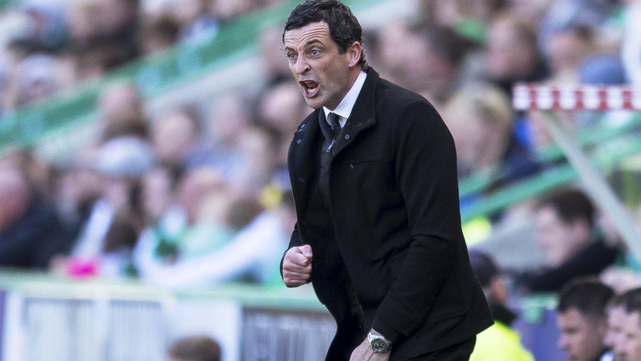 St Mirren manager Jack Ross