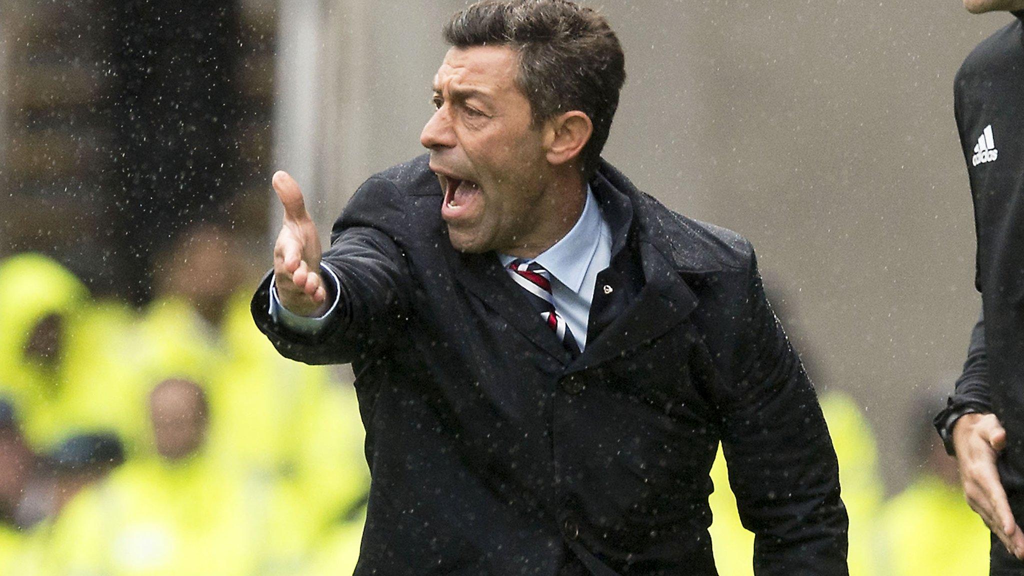 Rangers manager Pedro Caixinha