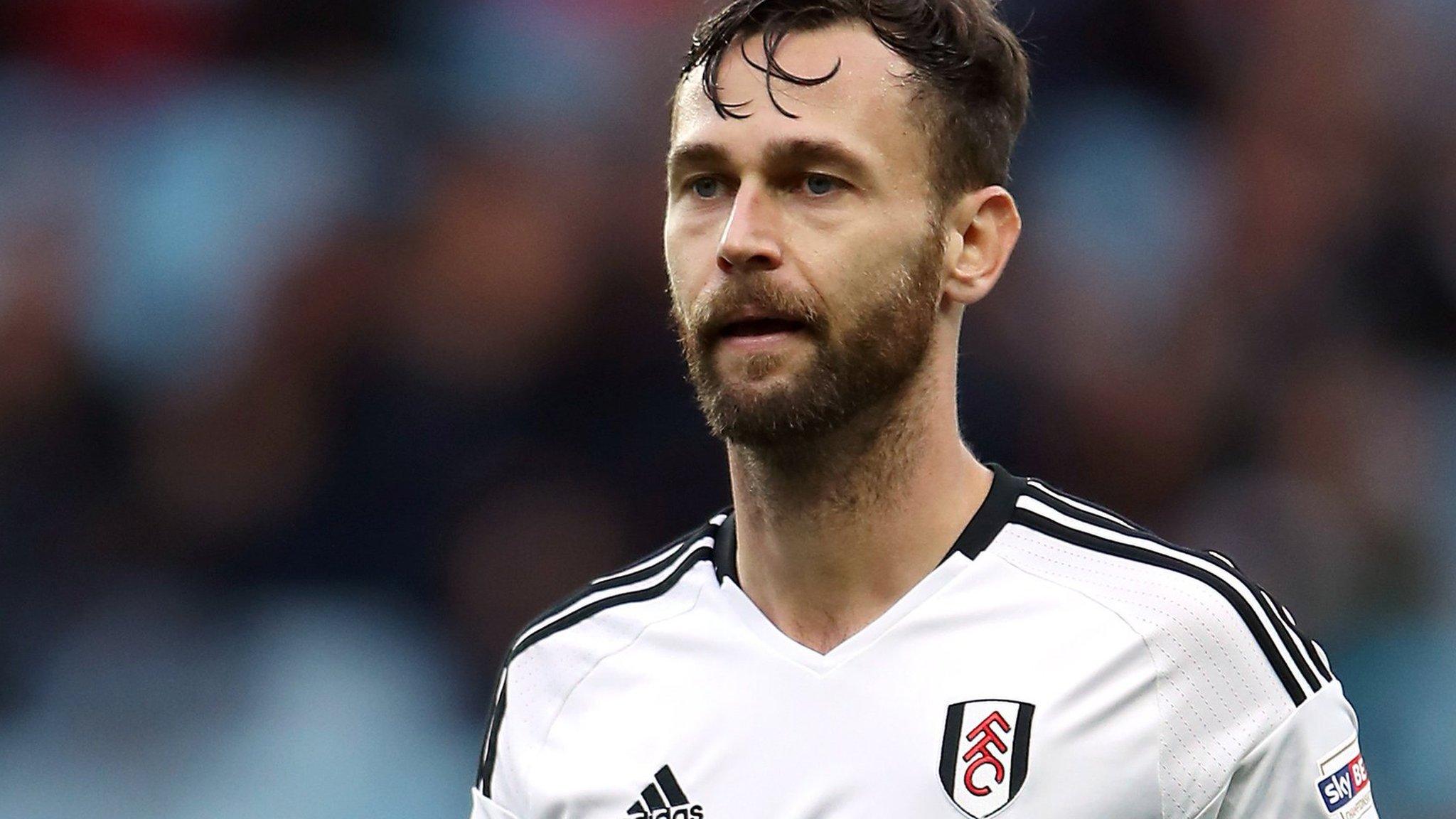 Fulham defender Michael Madl in action