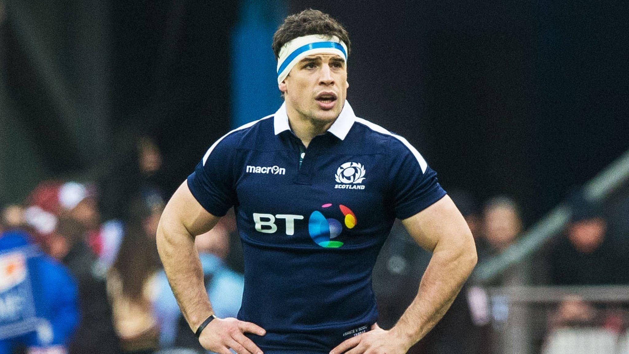 Scotland back row John Hardie