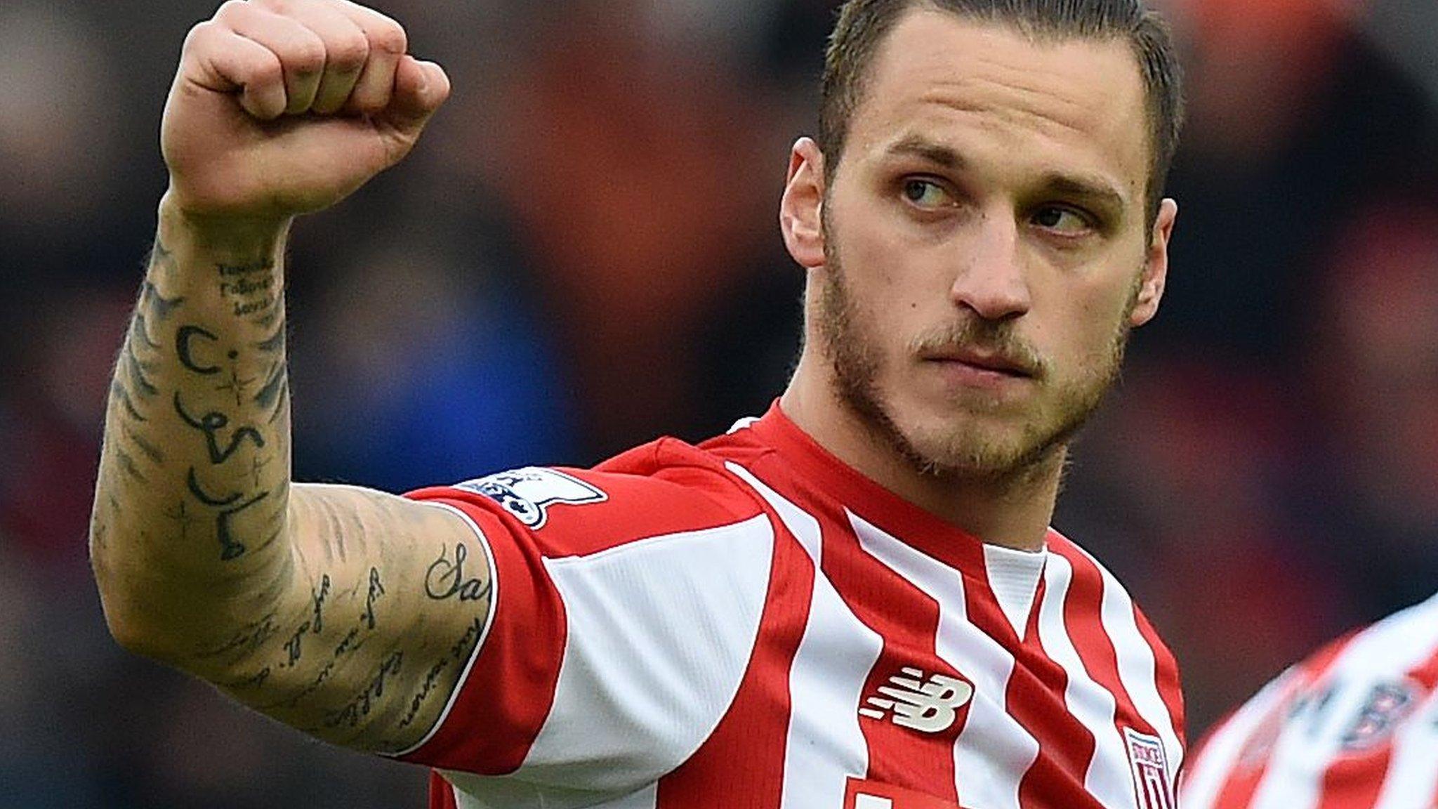 Marko Arnautovic of Stoke