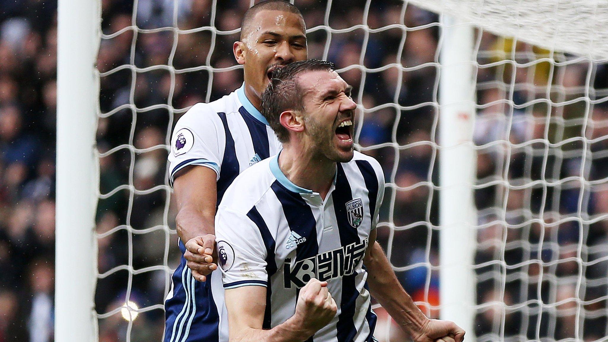 Gareth McAuley is Albion's joint top scorer in all competitions with Saloman Rondon, both having now netted seven times