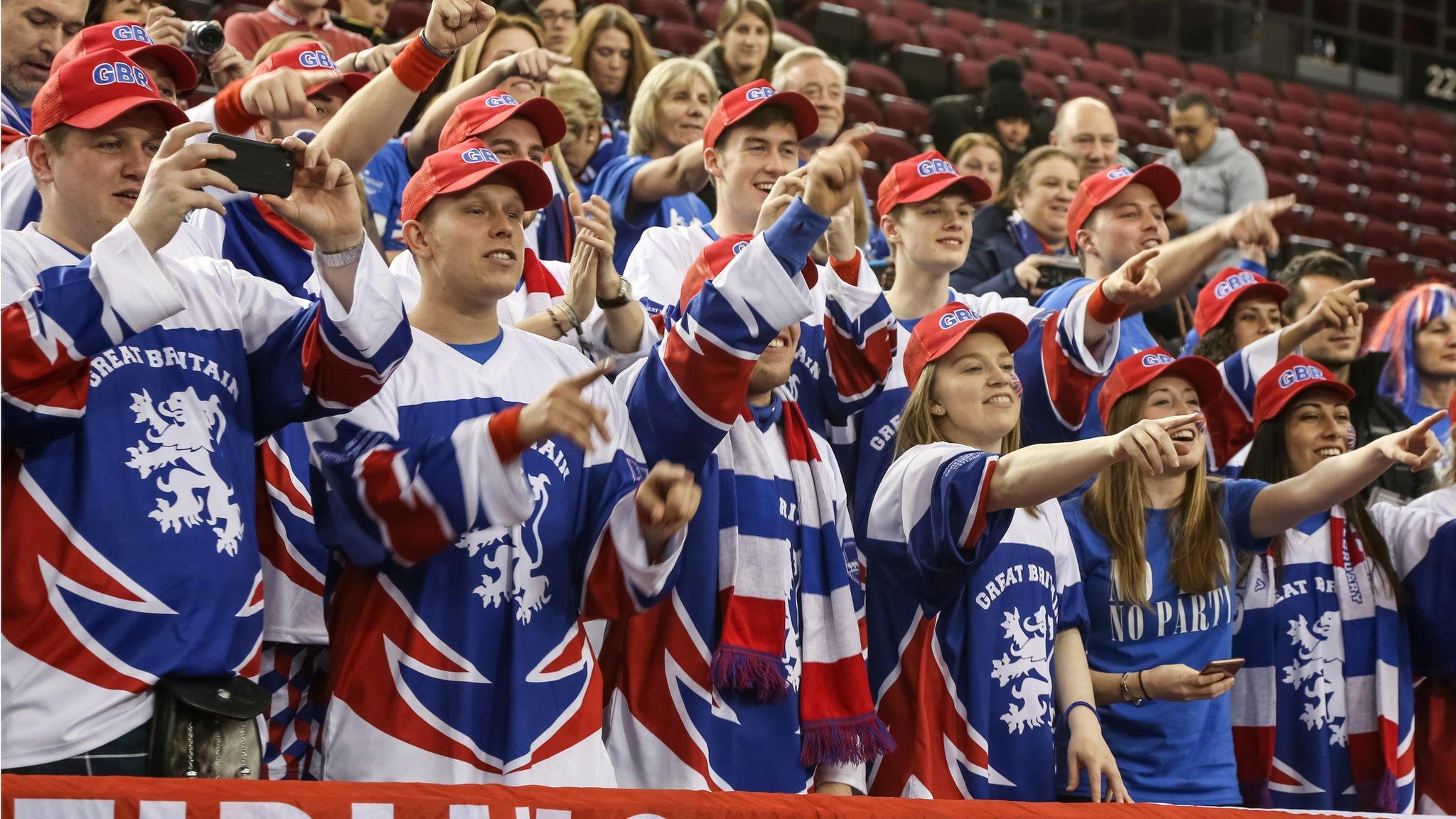 Great Britain Davis Cup fans