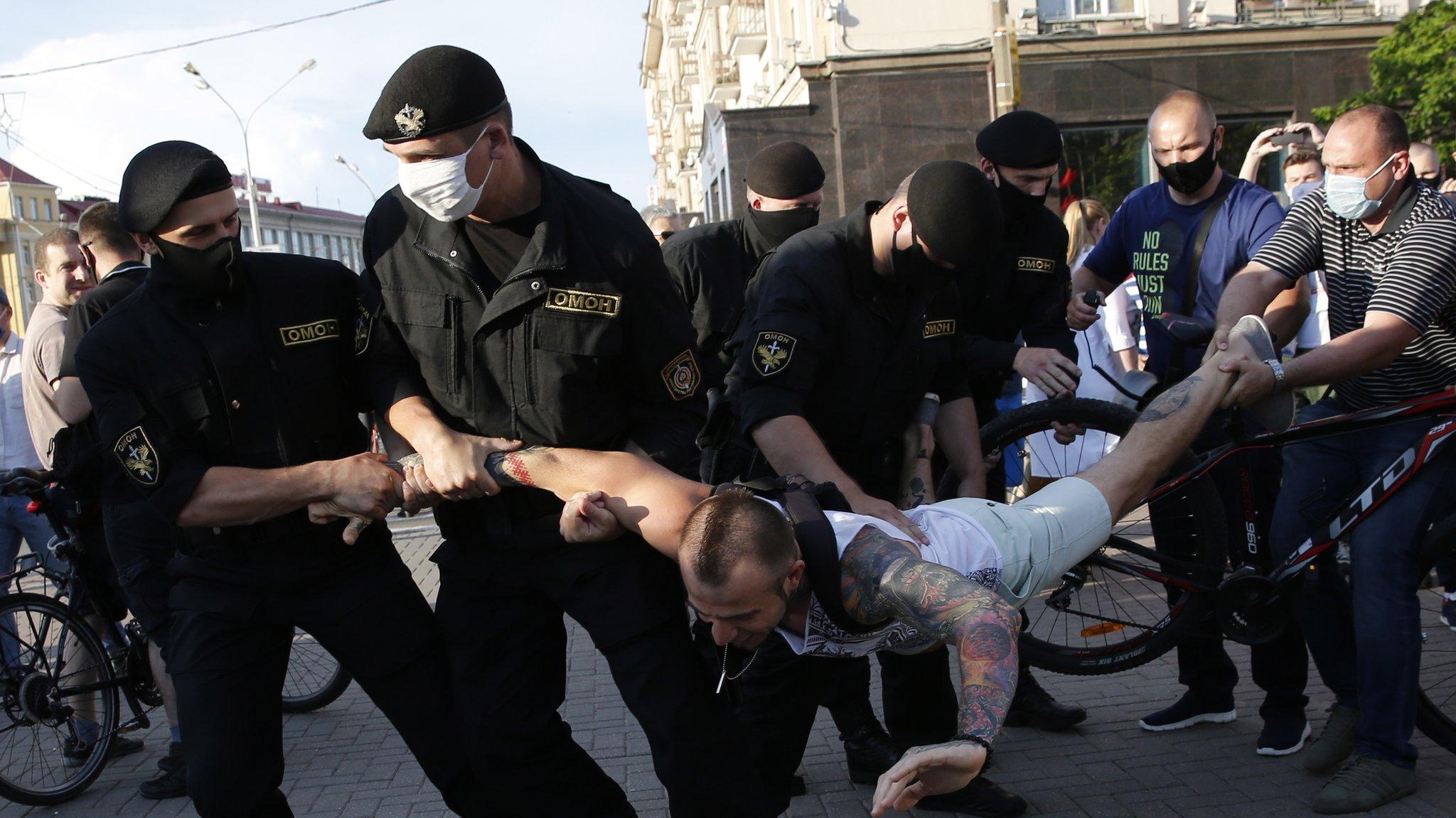 Protests ahead of Belarus's election in August