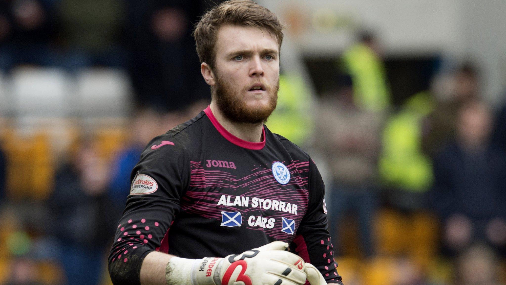 St Johnstone goalkeeper Zander Clark