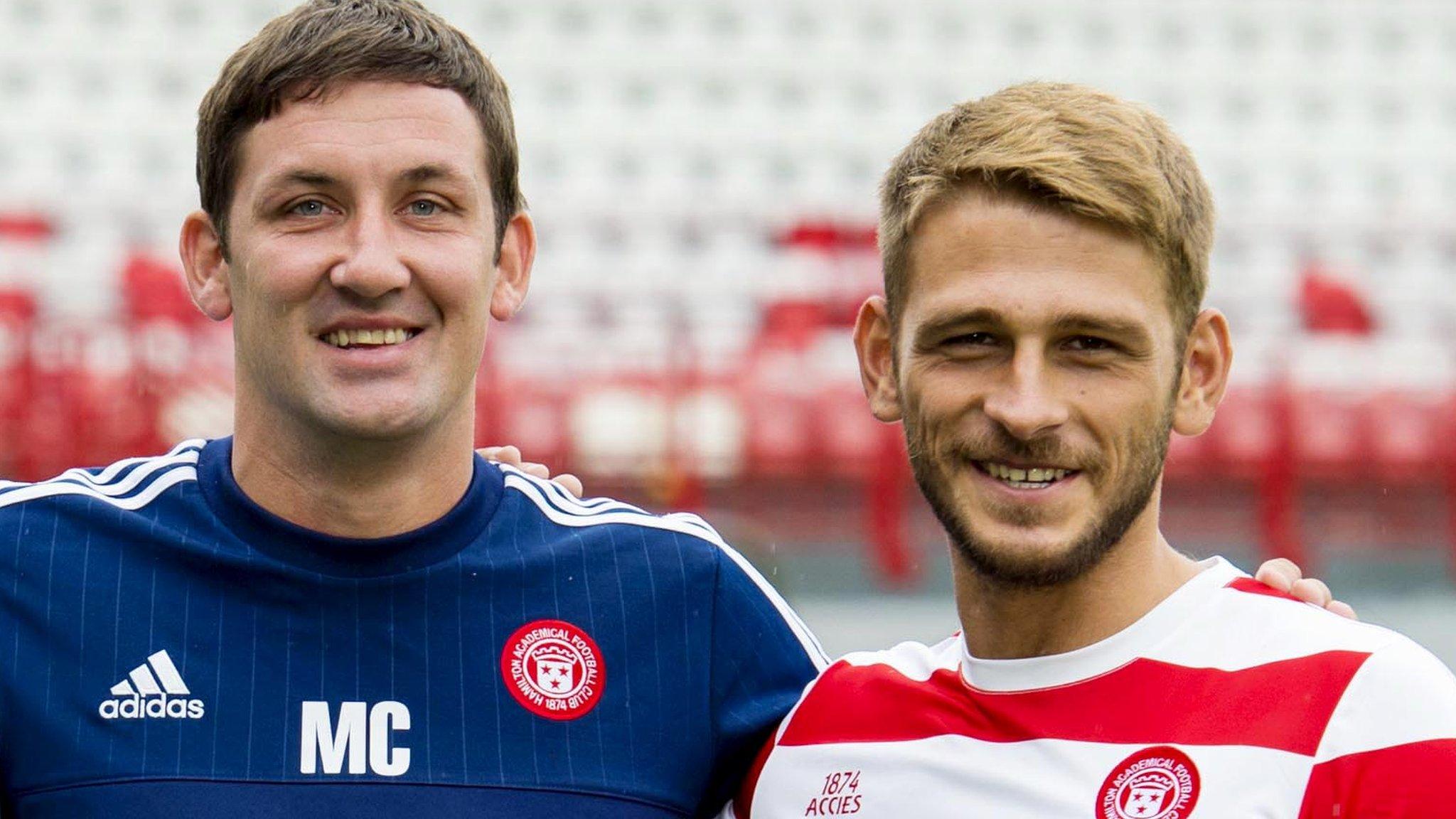 Hamilton's Martin Canning and Gramoz Kurtaj