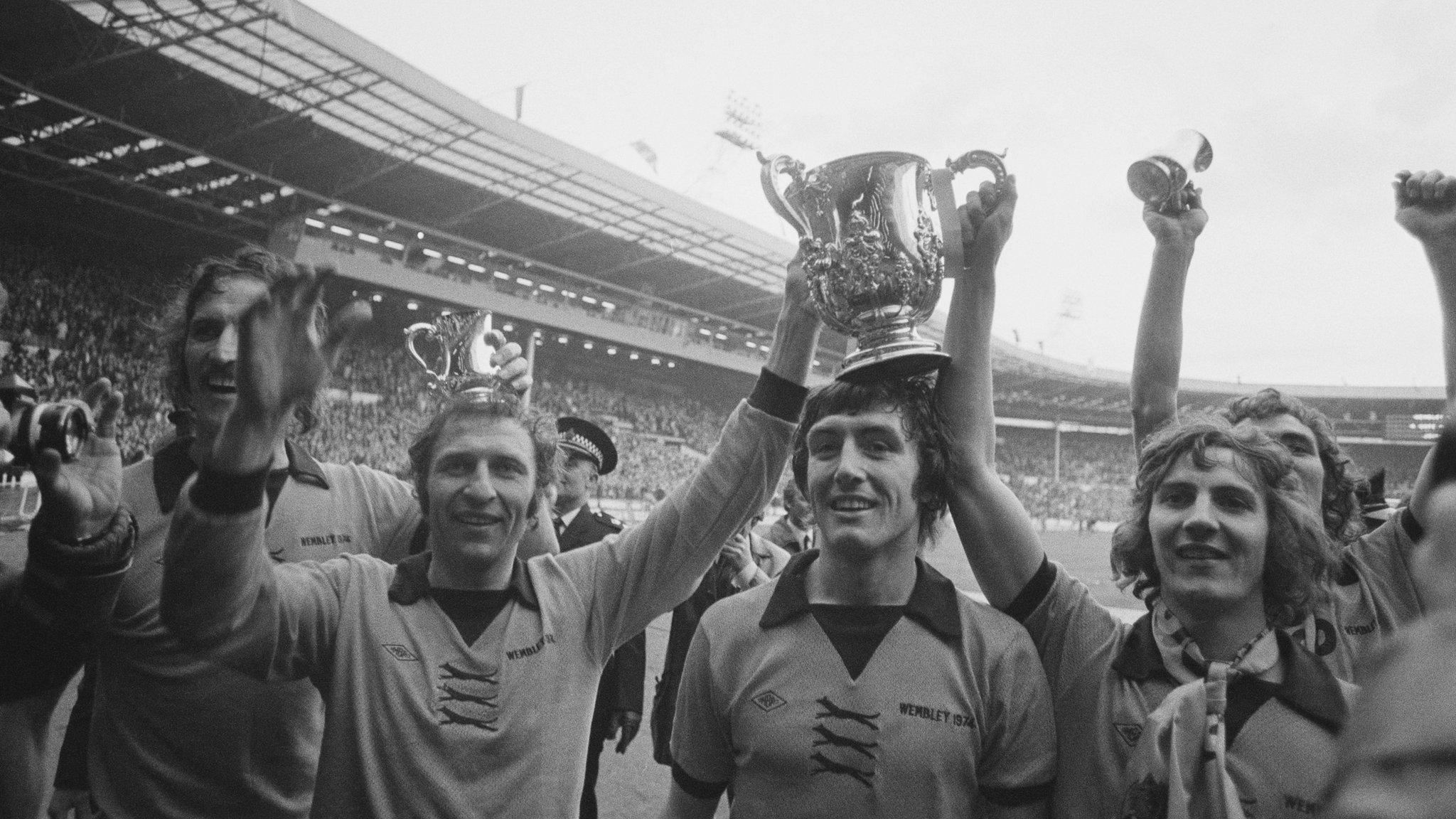 Wolves with League Cup