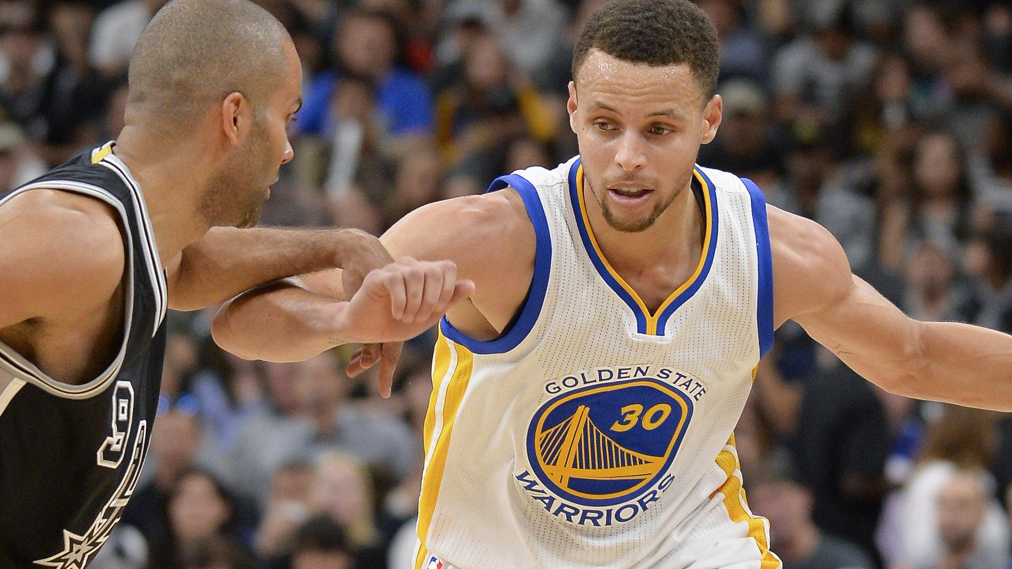 Stephen Curry and Tony Parker