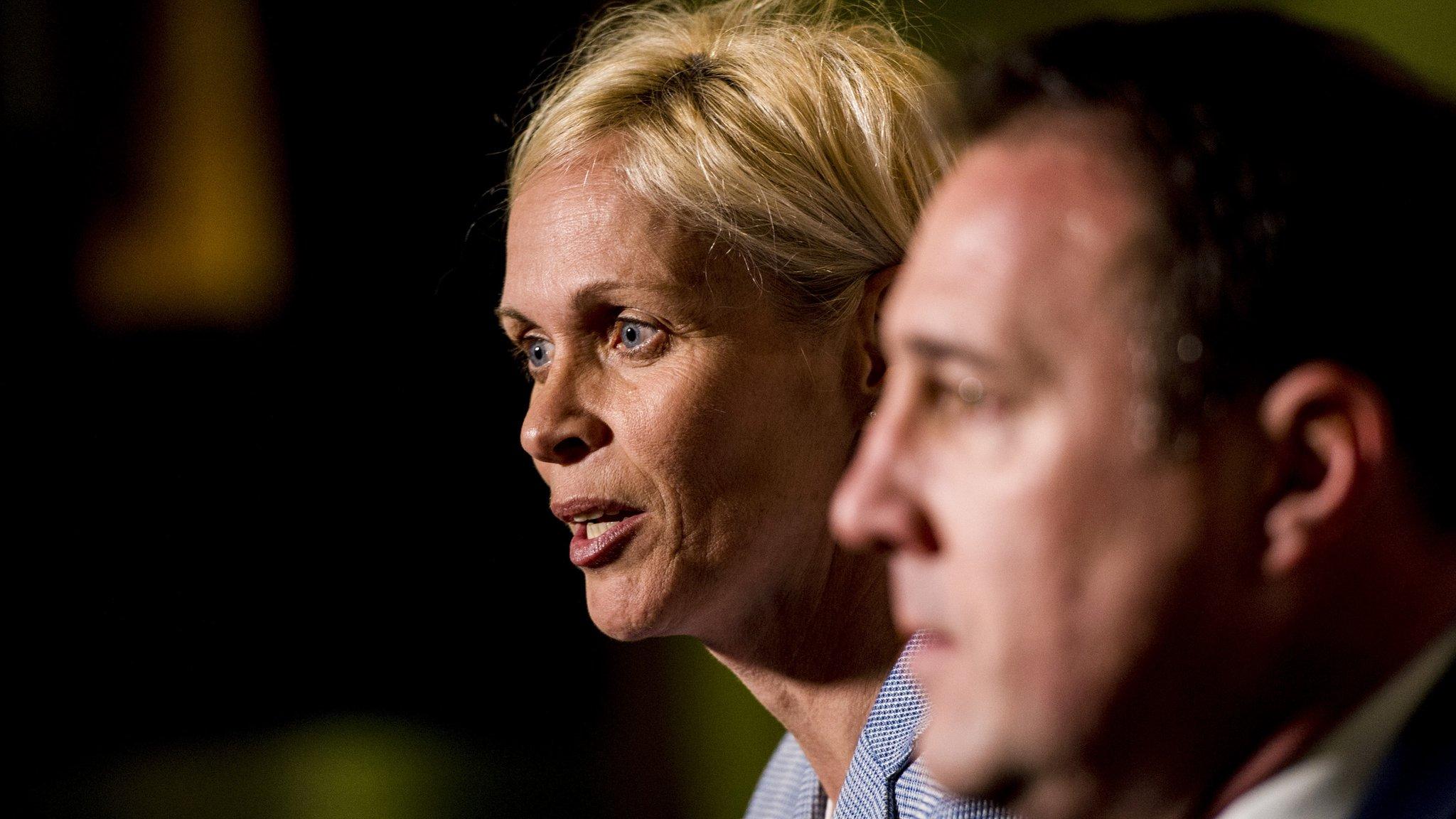 Shelley Kerr and SFA performance director Malky Mackay