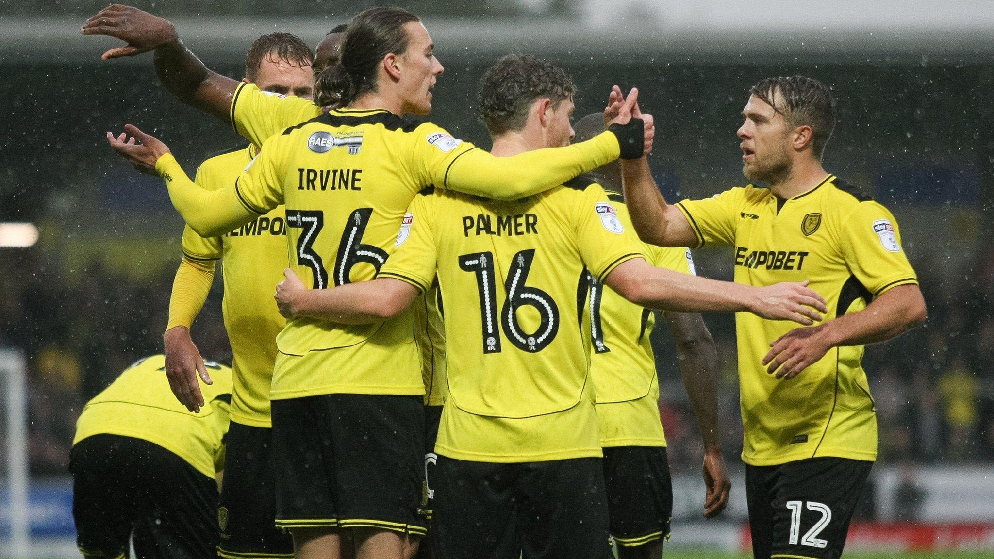 Burton celebrate