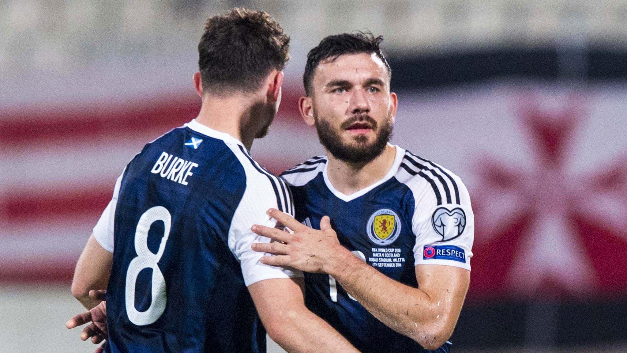 Oliver Burke (left) and Robert Snodgrass