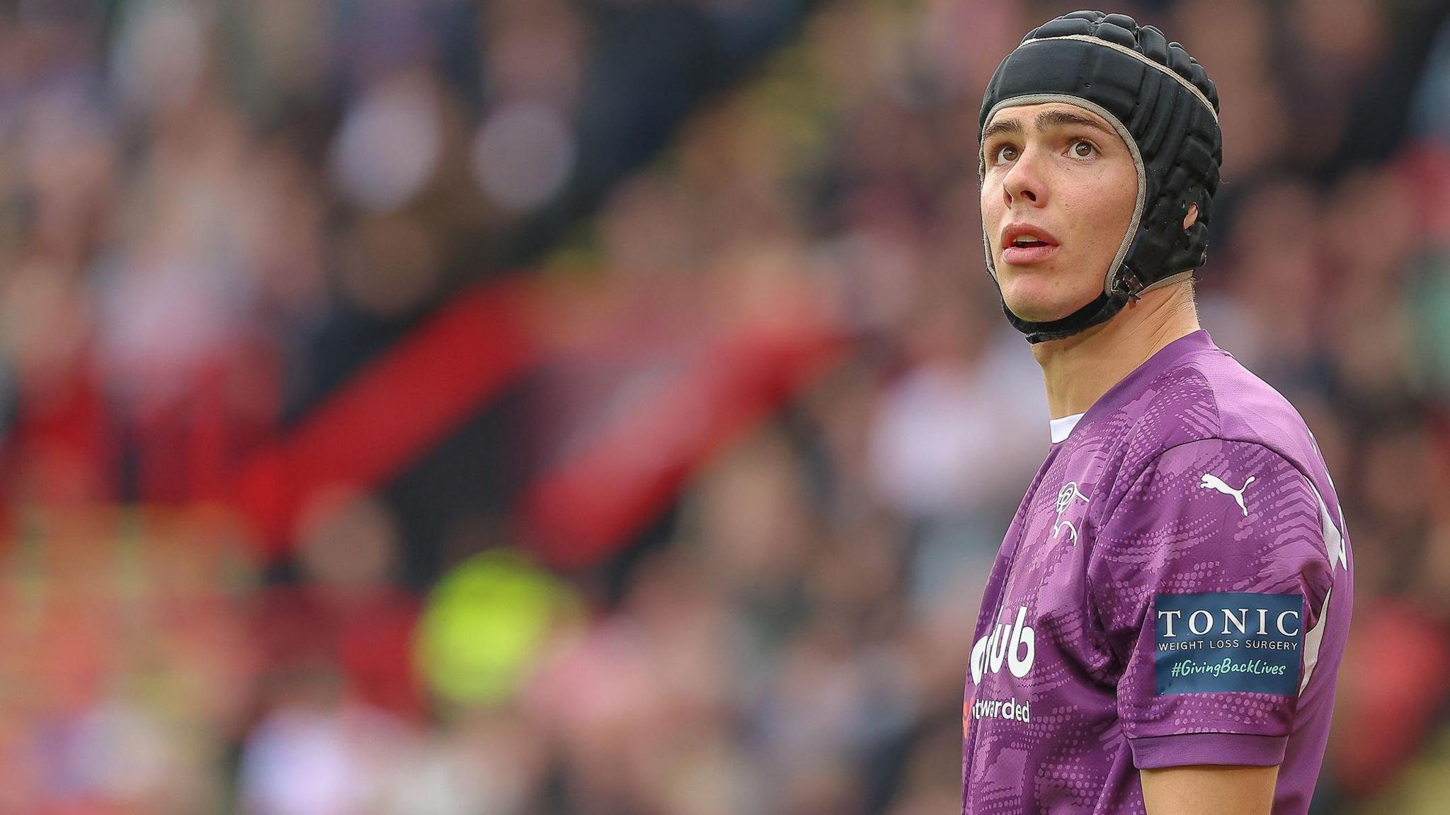 Jacob Widell Zetterstrom in action for Derby County