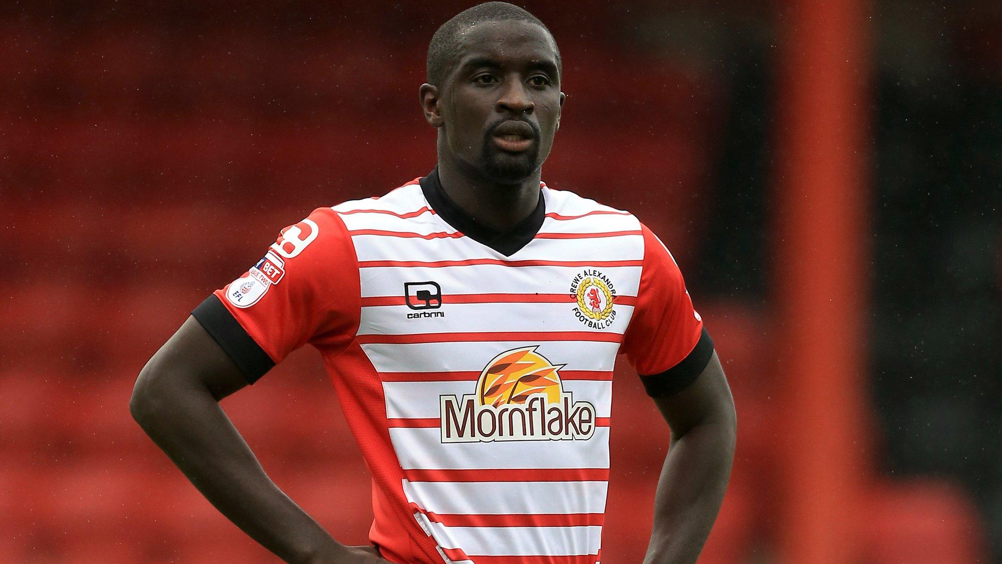 Crewe defender Zoumana Bakayogo