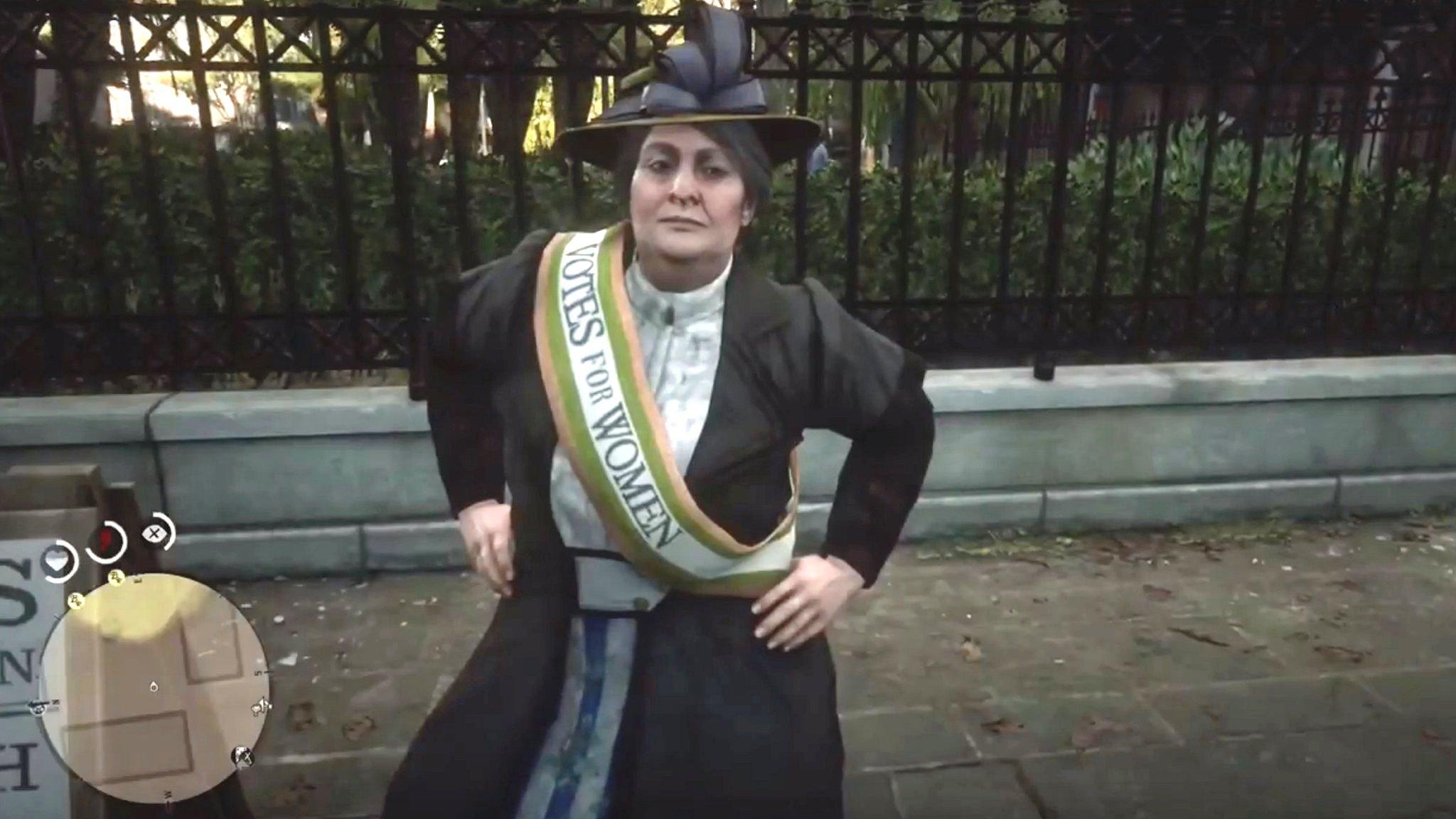 Suffragette in Red Dead Redemption 2