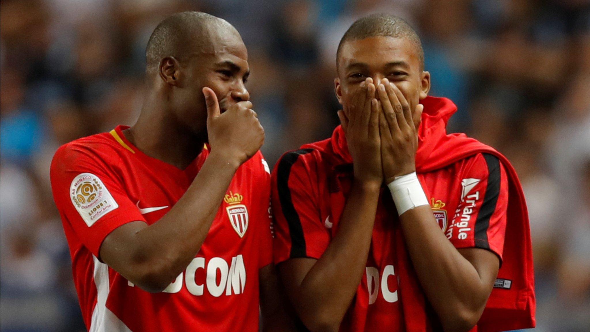 Kylian Mbappe and Djibril Sidibe