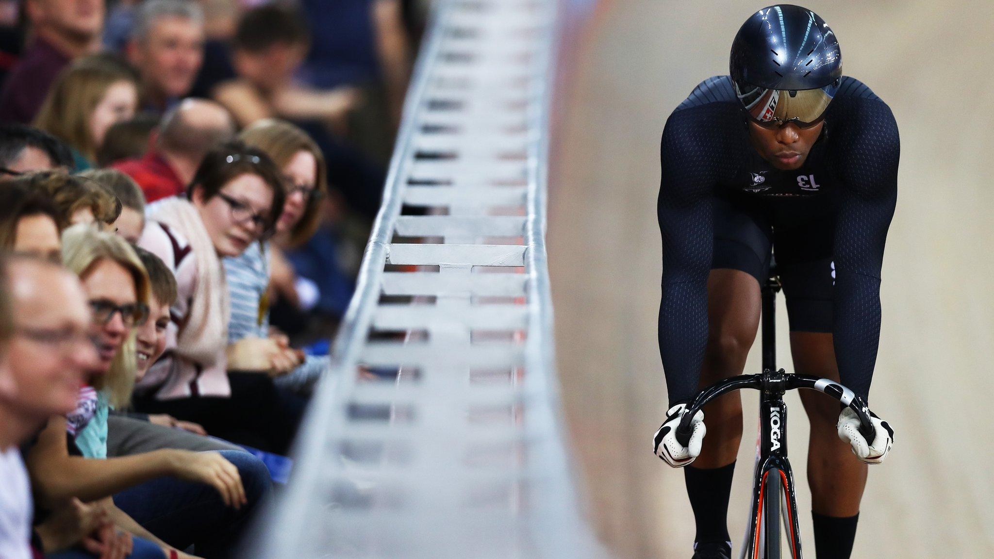 Nicholas Paul of Trinidad and Tobago cycling