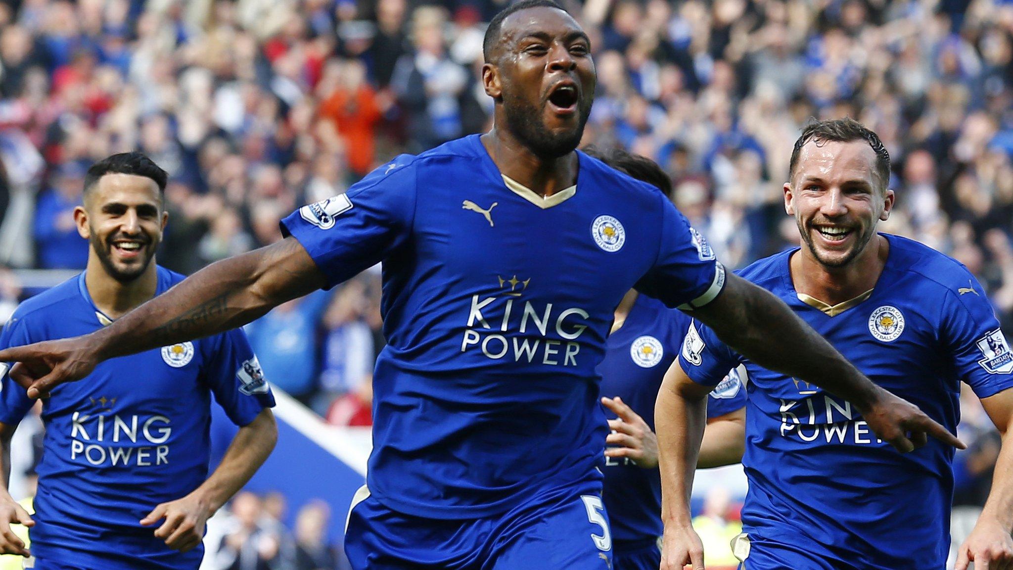 leicester city celebrate