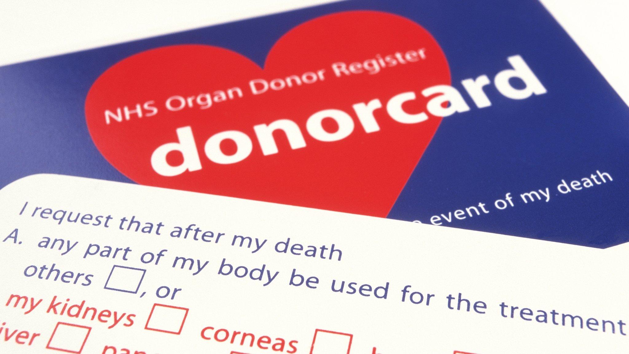 Donor card