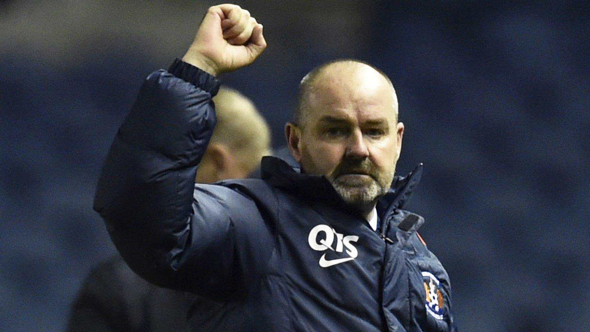 Kilmarnock manager Steve Clarke