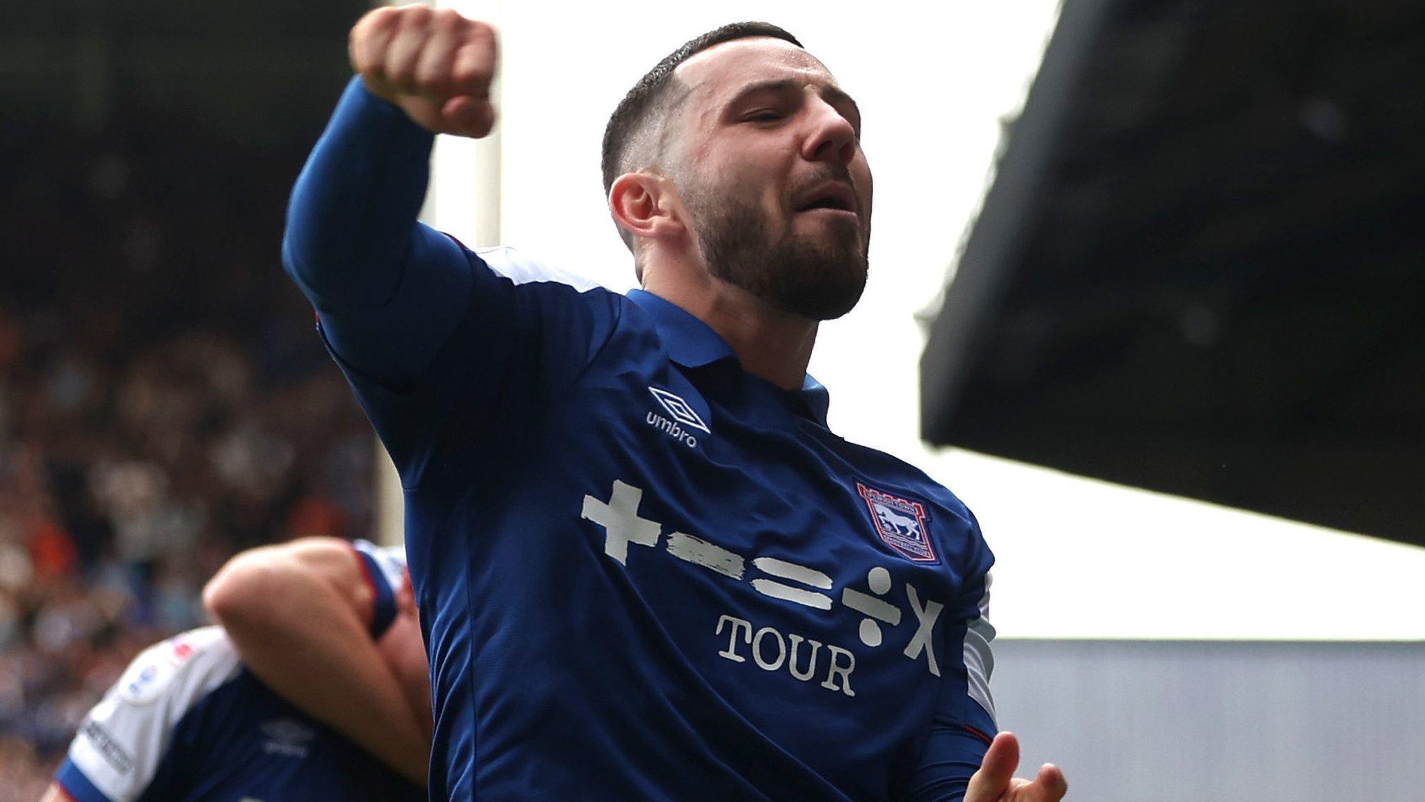 Conor Chaplin scores for Ipswich