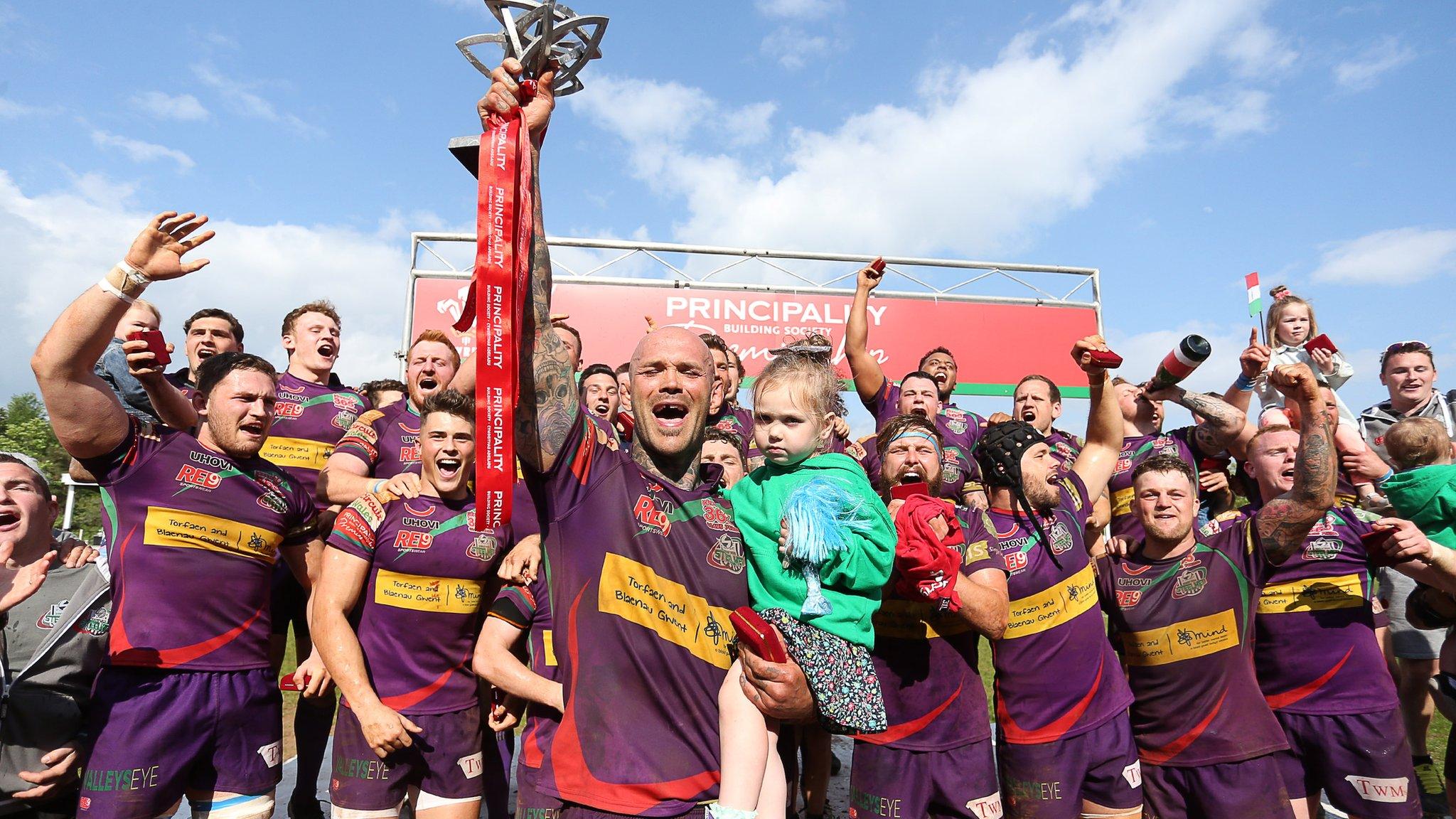 Ebbw Vale players celebrate