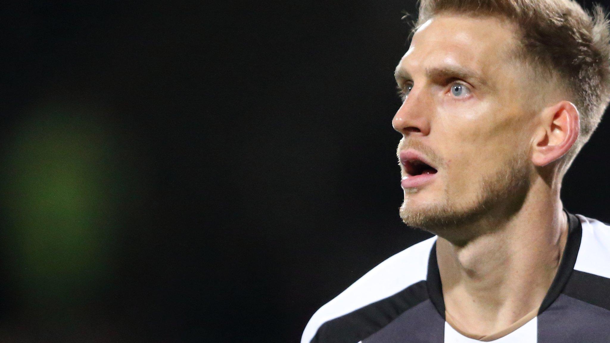 Dan Jones in action for Notts County