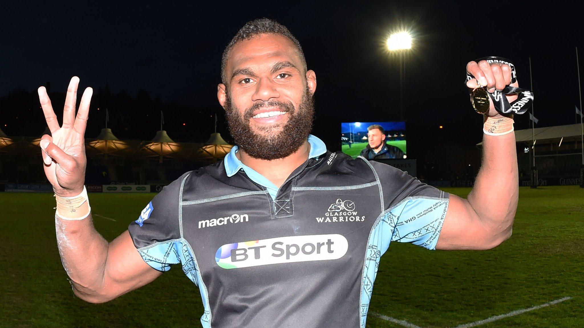 Leone Nakarawa scored three tries for Glasgow