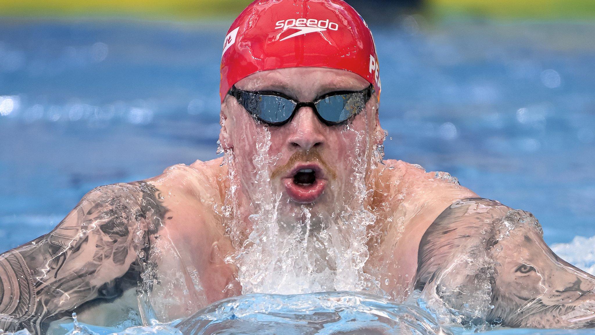 Swimmer Adam Peaty