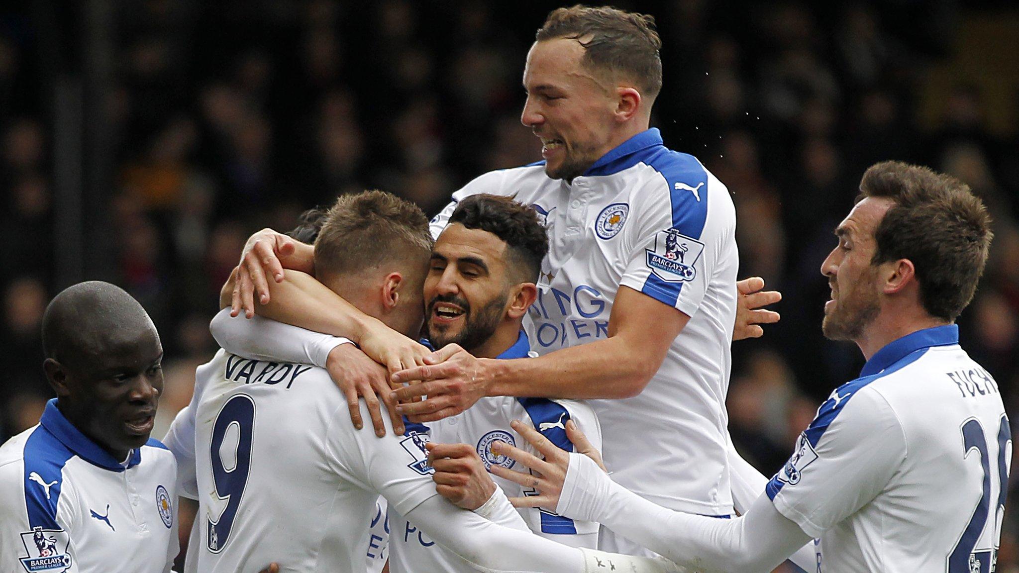 Leicester celebrate