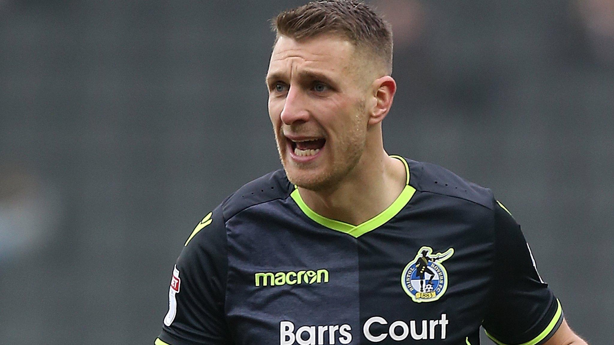 Lee Brown in action for Bristol Rovers