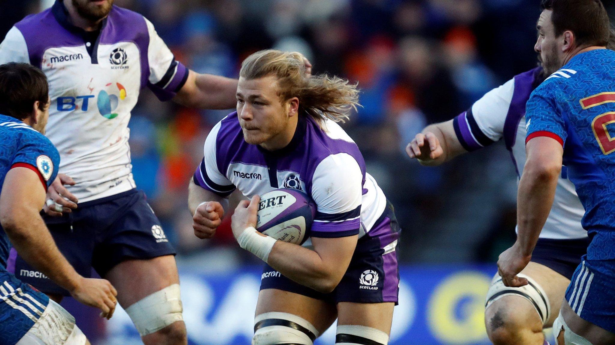 David Denton featured in Scotland's weekend win over France at Murrayfield