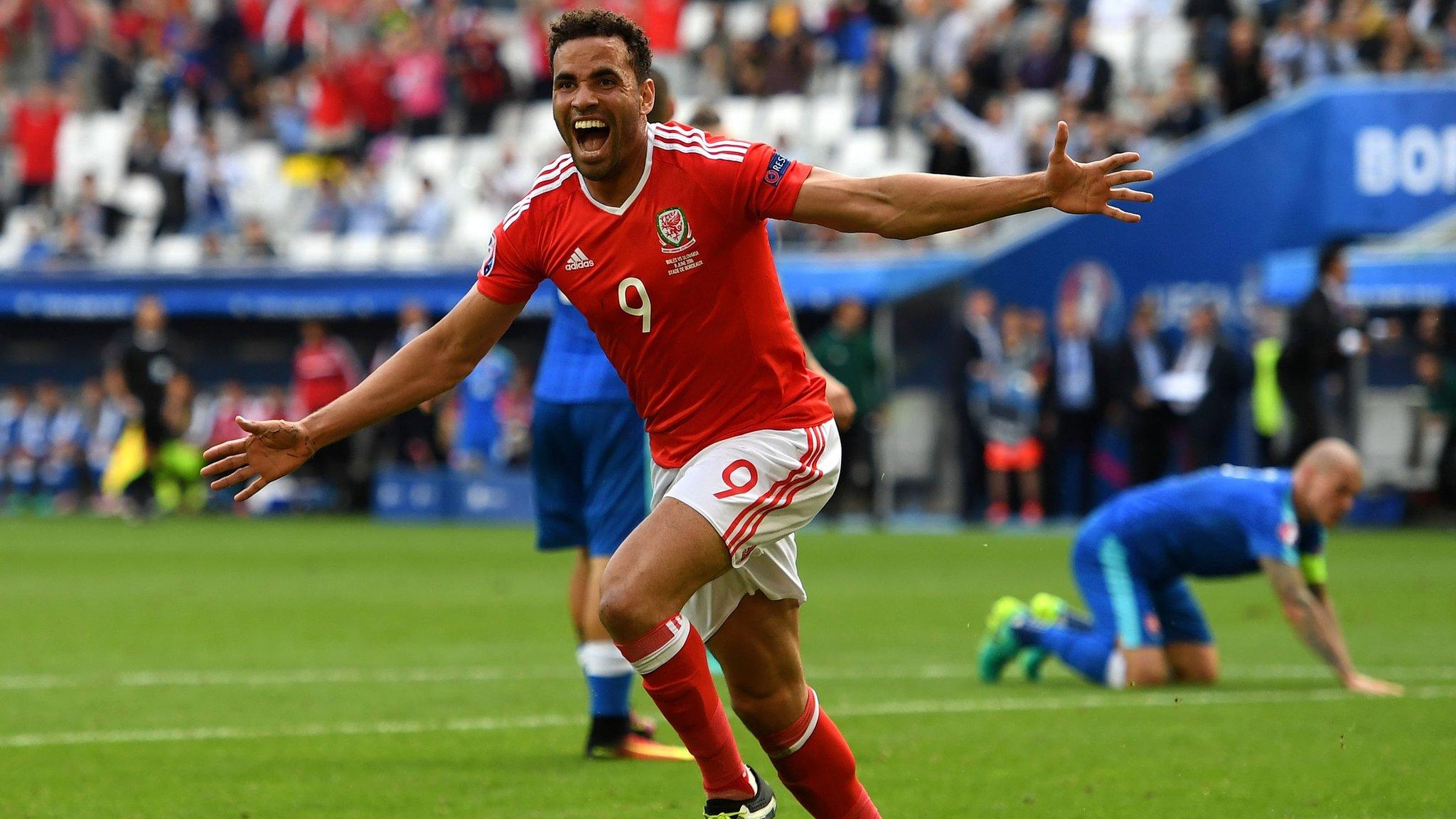 Hal Robson-Kanu celebrates