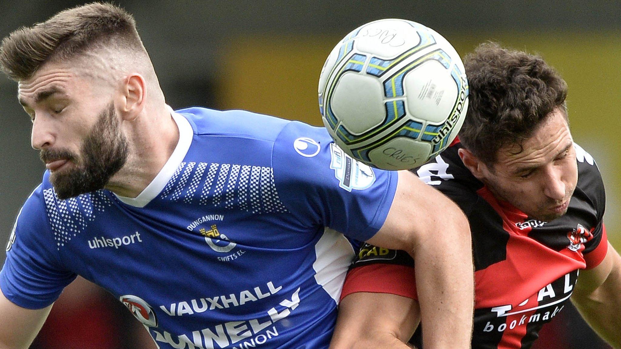 Dungannon take on Crusaders on 30 January