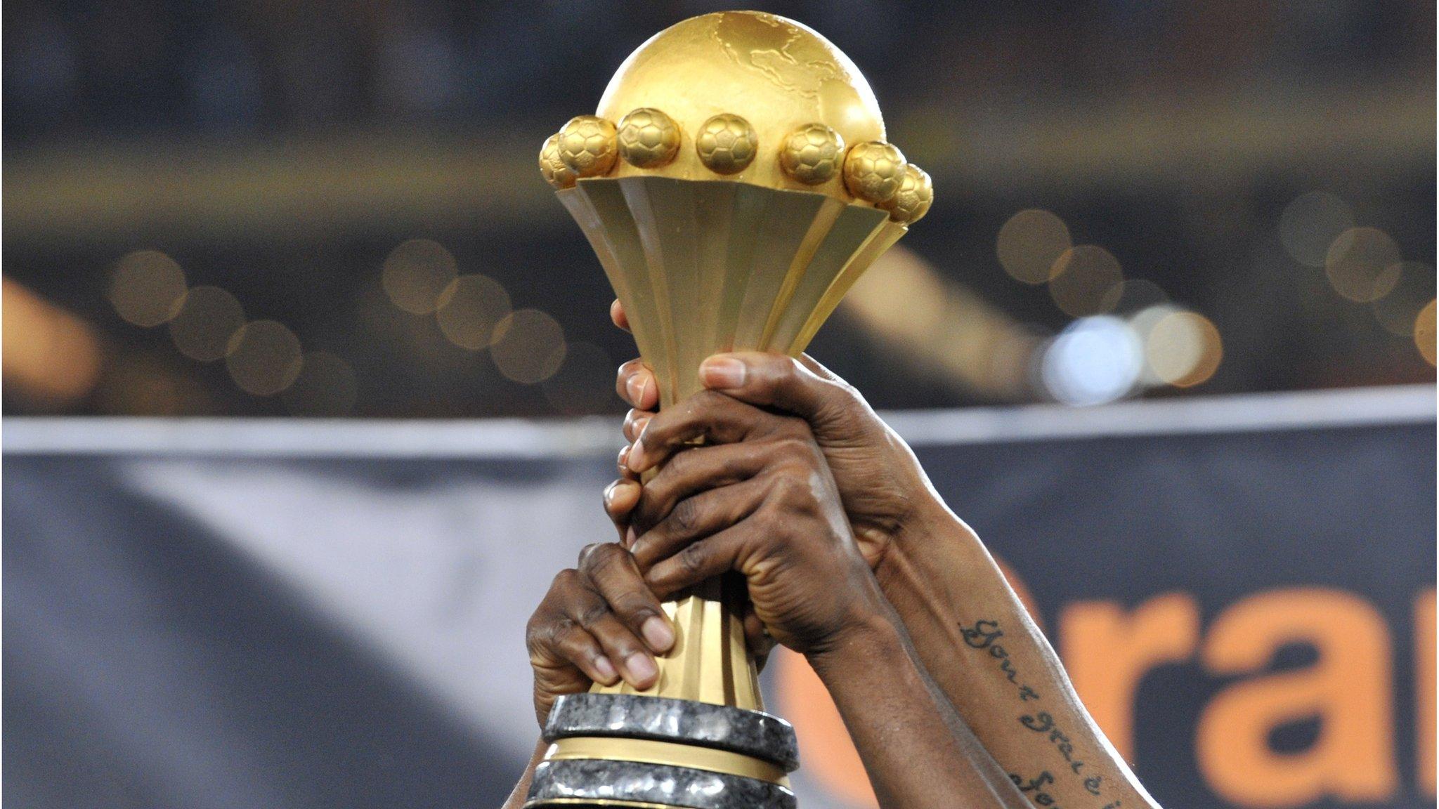 The Africa Cup of Nations trophy