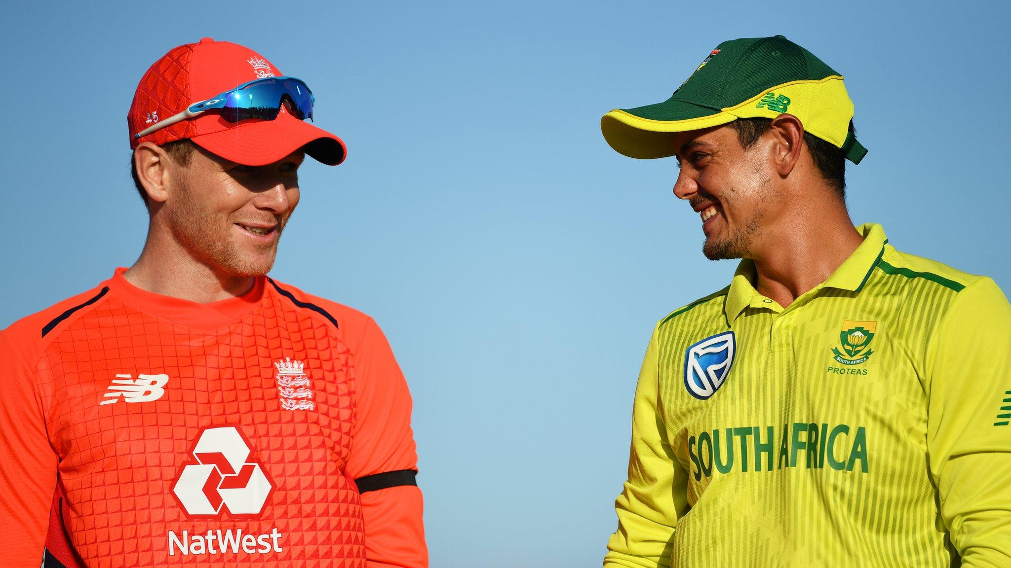 Eoin Morgan and Quinton de Kock