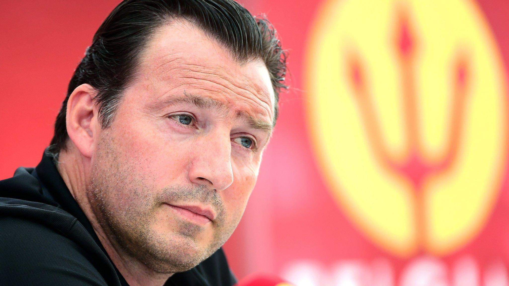 Belgian coach Marc Wilmots