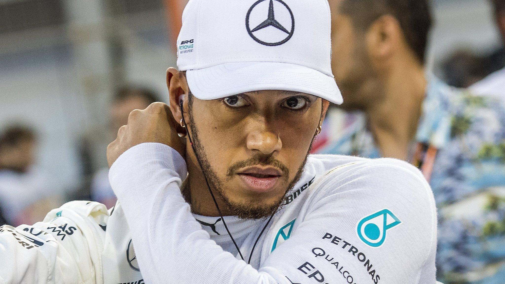 Mercedes F1 driver Lewis Hamilton