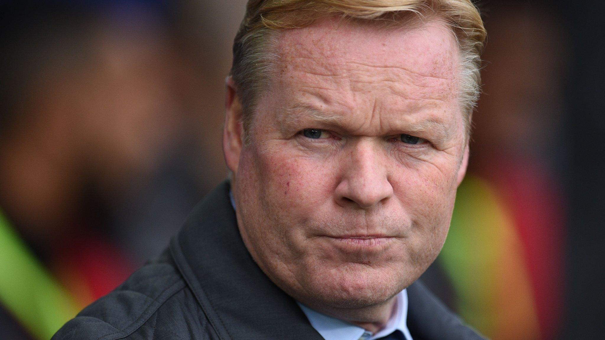 Former Everton manager Ronald Koeman