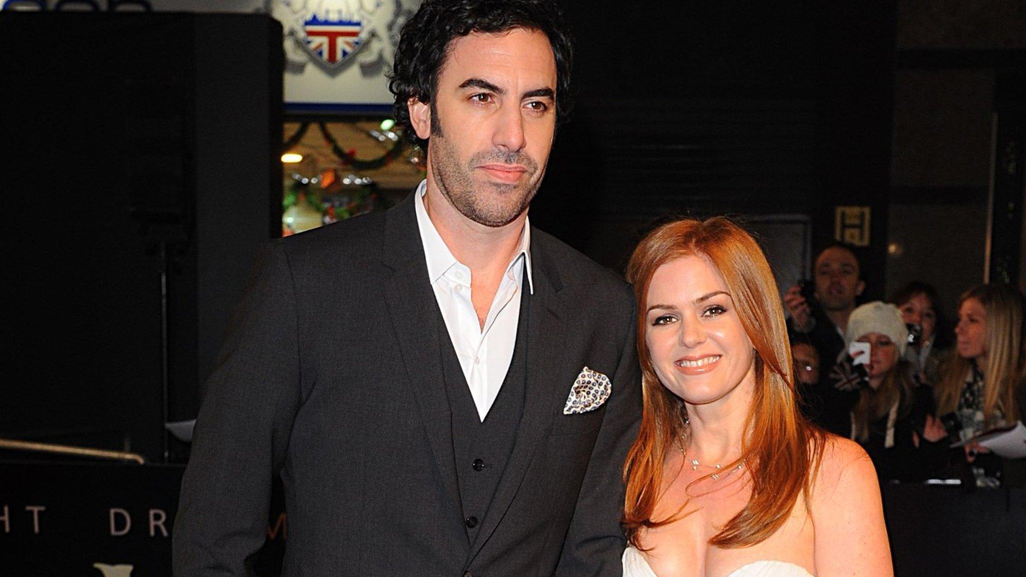 Sacha Baron Cohen and Isla Fisher