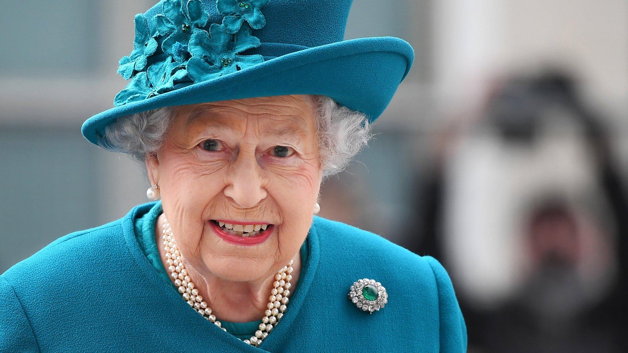 Queen arrives to officially open the new Cyber Crime Security centre in London