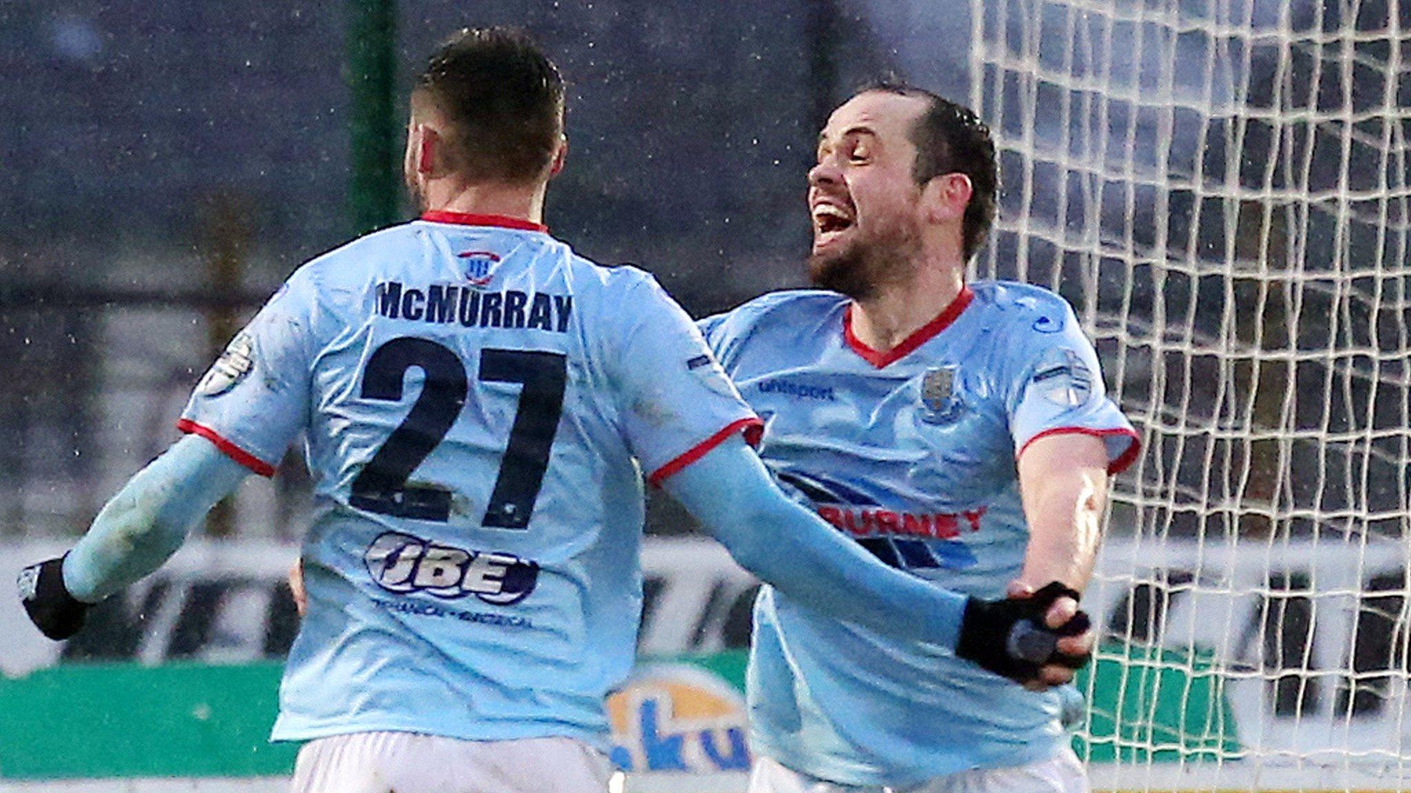 Tony Kane ensured Ballymena's place in the final