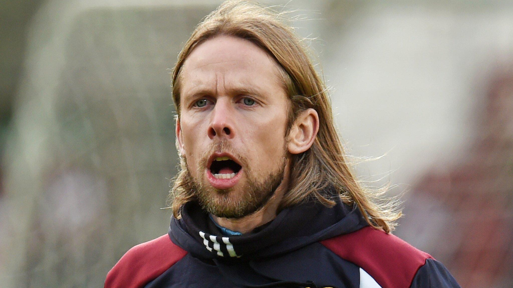 Hearts assistant coach Austin McPhee