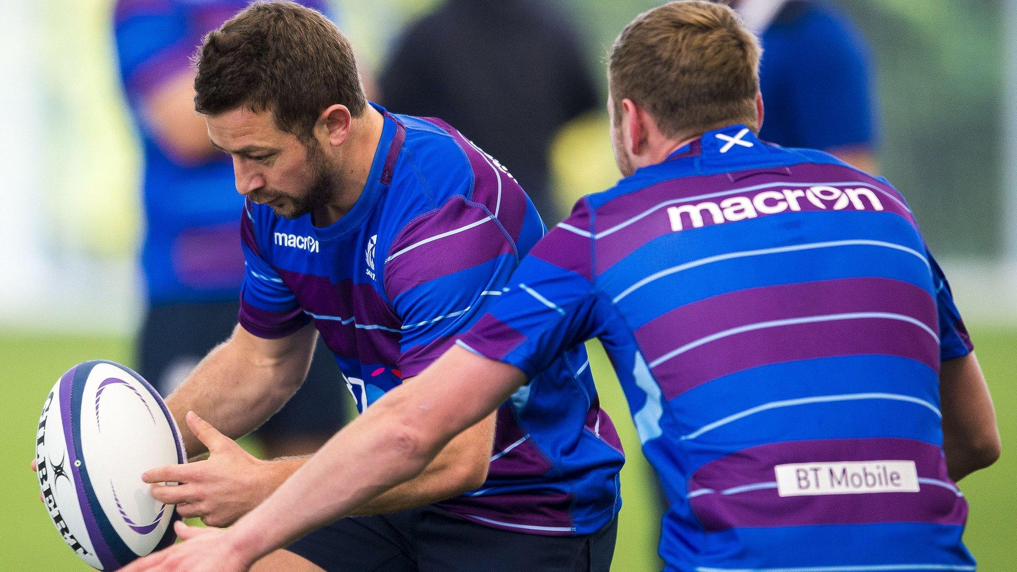 Scotland captain Greig Laidlaw in training