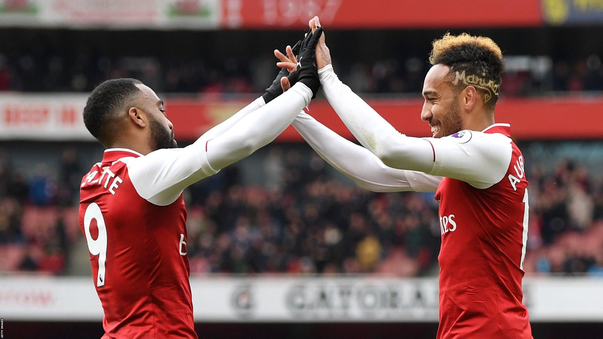 Arsenal celebrate