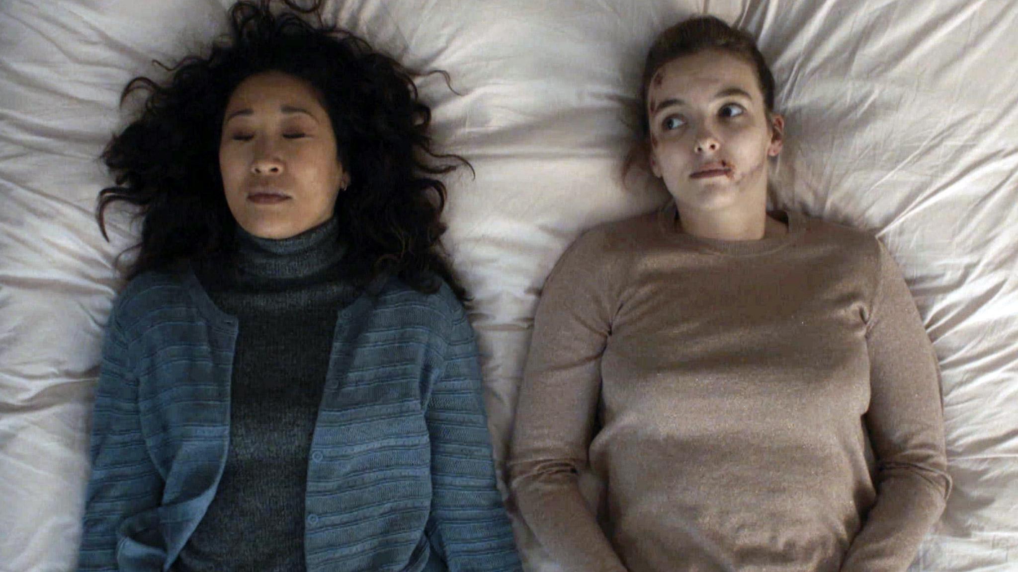 Sandra Oh and Jodie Comer in Killing Eve