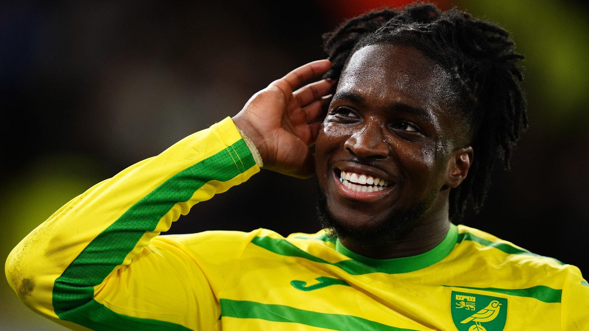 Norwich City forward Jonathan Rowe celebrates scoring against Sheffield Wednesday