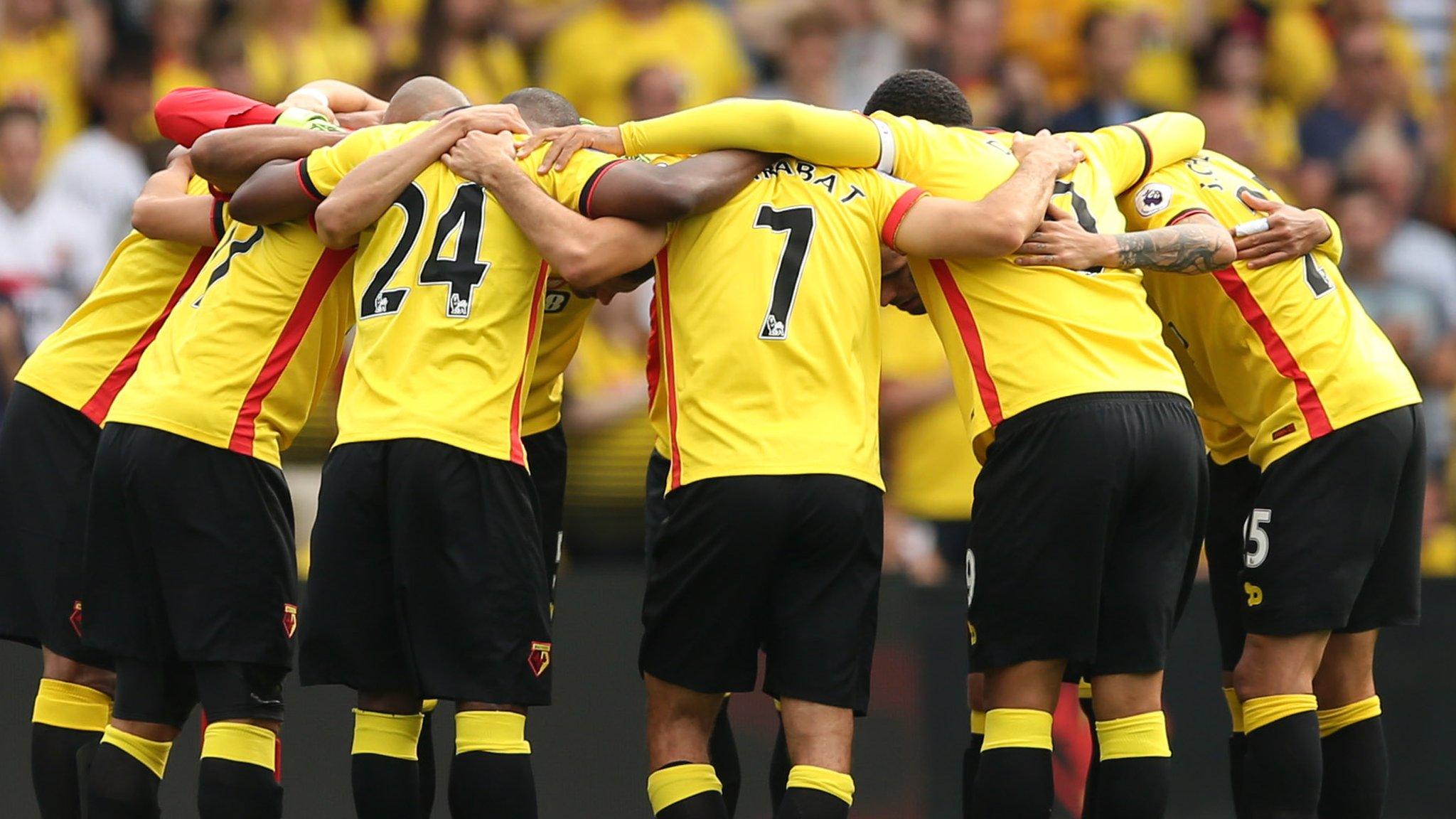 Watford players