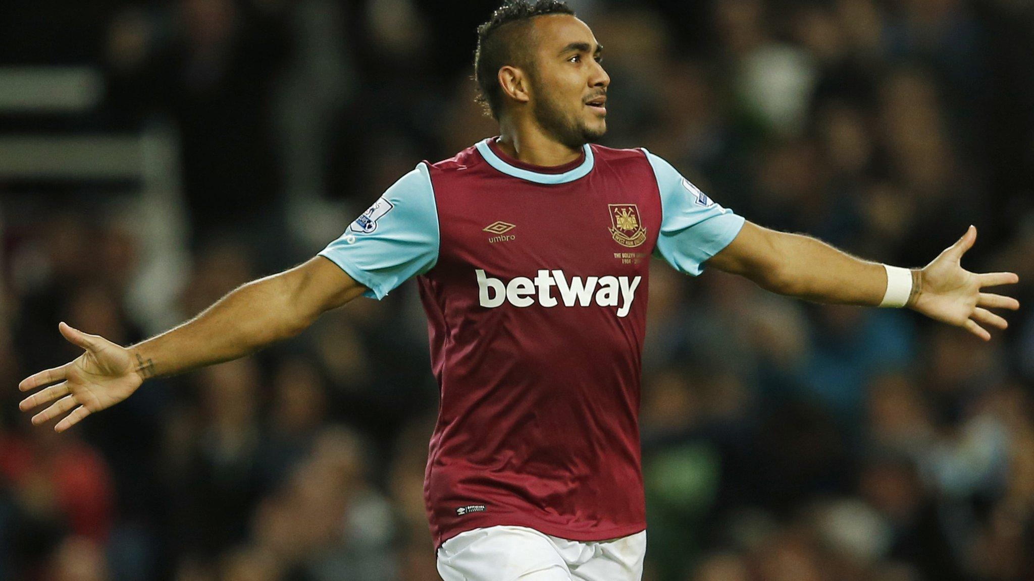 Dimitri Payet celebrates